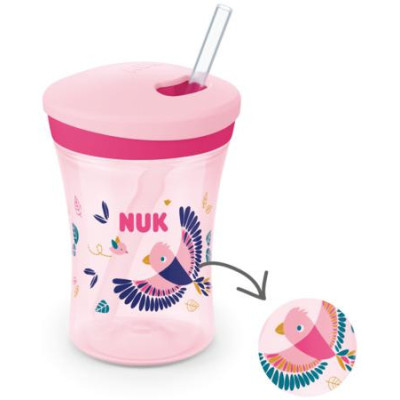 NUK 255574 Kubek niekapek EVOLUTION ACTION CUP 230 ml 12+ KAMELEON