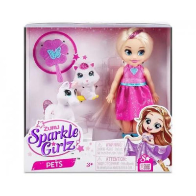 Zuru - Sparkle Girlz Pets Blonde Doll / from Assort