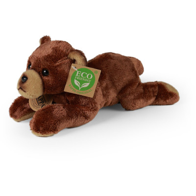 Plyšový medveď ležiaci 18 cm ECO-FRIENDLY