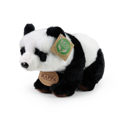 Plyšová panda sediaci alebo stojaci 22 cm, ECO-FRIENDLY