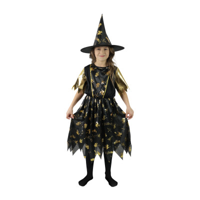 Detský kostým čarodejnice/Halloween (S)