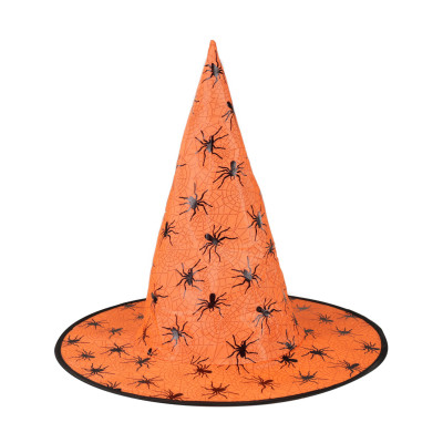 Klobúk čarodejnícky oranžový dospelý