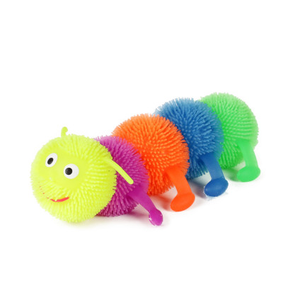 Naťahovacia húsenica 4 diely puffer 16 cm