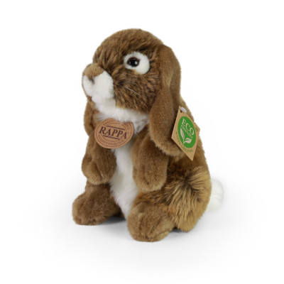 Plyšový králik hnedý stojaci, 18 cm, ECO-FRIENDLY