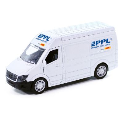 Kovové auto PPL s otváracími dverami 14 cm