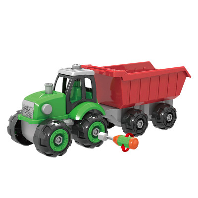 Traktor skrutkovací s vlečkou
