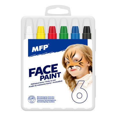 Farby na tvár MFP 6ks set