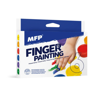 Farby prstové 6 farieb 30ml