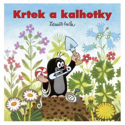 Omaľovánka štvorcová Krtko a nohavičky