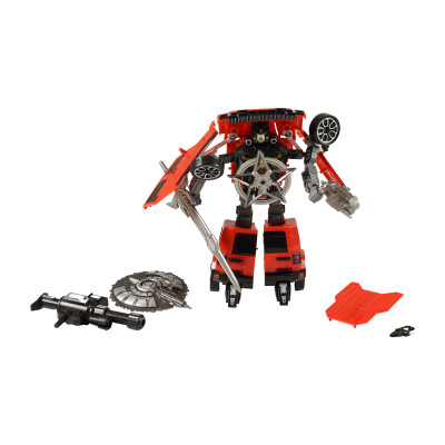 Rozložiteľný robot auto červené