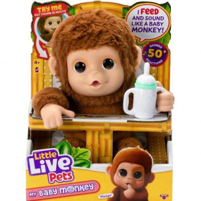 Moose - Little Live Pets My Baby Monkey Plush
