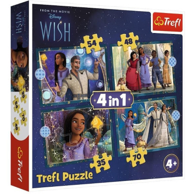 TREFL 34649 Puzzle 4w1 Marzenia się spełniają