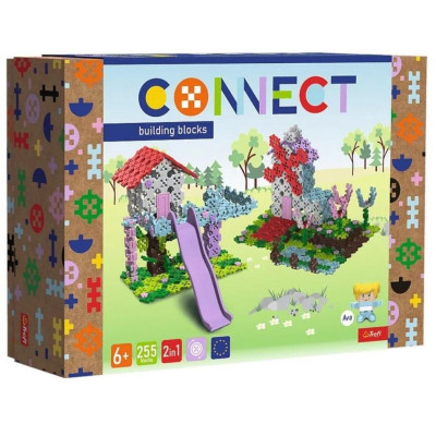 TREFL 61978 Klocki Connect 2w1 - Domek na drzewie / Wiatrak
