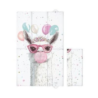 CEBA 307-000-782 Składana mata do przewijania duża 50x80 Basic Crazy Llama