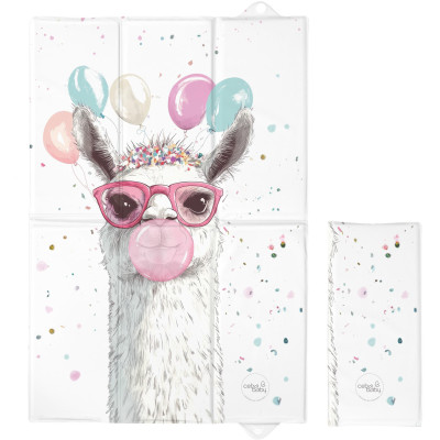 CEBA 305-000-782 Składana mata do przewijania 40x60 Basic Crazy Llama