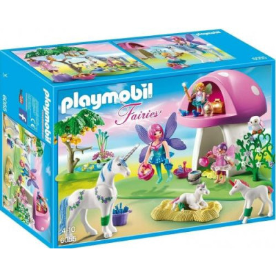 Playmobil 6055 - Fairies With Toadstool House