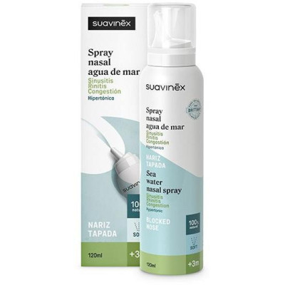SUAVINEX NOSNÝ SPREJ HYPERTONICKÝ +3M 120ML 100% PRÍRODNÝ