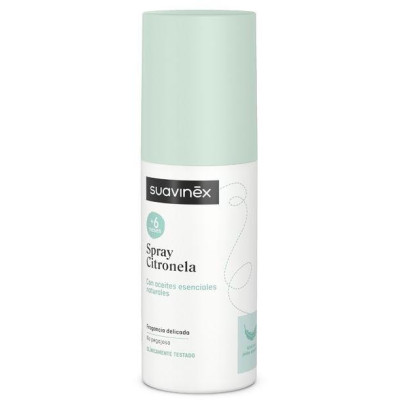 SUAVINEX | Citronella Sprej proti proti komárom, všiam a kliešťom 100 ml NOVINKA