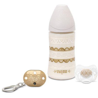 HC GOLD SET LÁHEV 270 ml + DUDLÍK 0-4m + KLIP