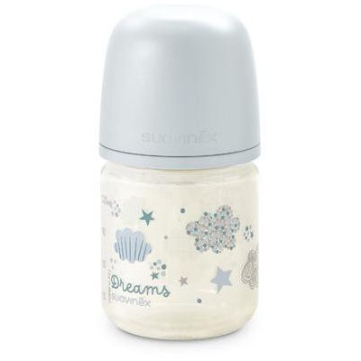 SUAVINEX | Fľaša SKLO DREAMS 120 ml fyziologická SX PRO +0 XS - modrá