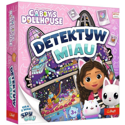 TREFL 02695 Gra Detektyw Miau, Koci Domek Gabi