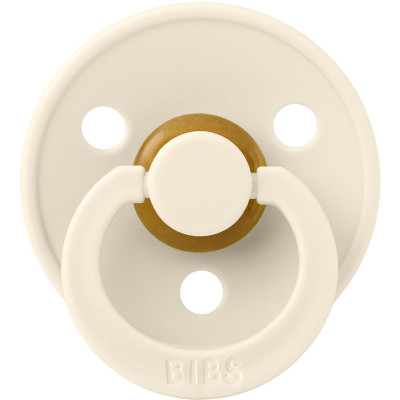 BIBS Colour cumlík z prírodného kaučuku 1ks – veľkosť 1 - Ivory