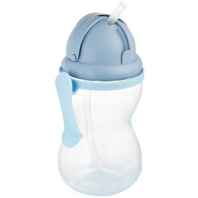 CANPOL 56/113 Bidon ze składaną rurką silikonową 370 ml niebieski 2