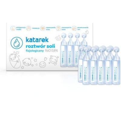 KATAREK Roztwór soli fizjologicznej 10x5ml NaCI 0,9%