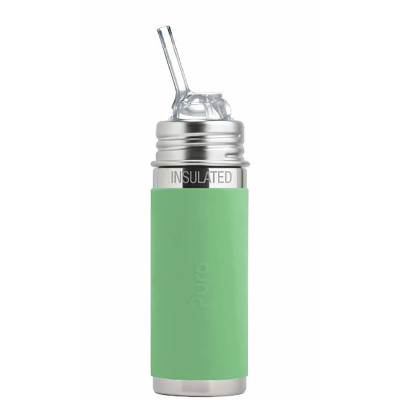 Pura TERMO fľaša so slamkou 260ml - Moss