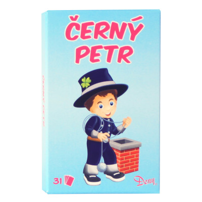 Karty Čierny Peter Kominár s obrázkami pre chlapcov