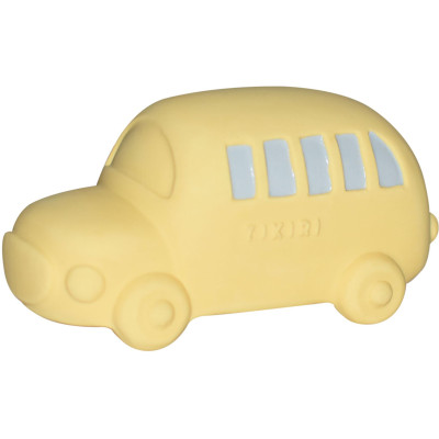 Tikiri Vroom Vroom - hrkálka a hryzátko z prírodnej gumy - Autobus
