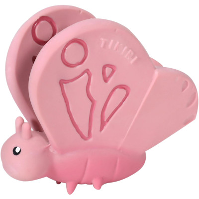 Tikiri Garden Friends - hrkálka a hryzátko z prírodnej gumy - Motýľ