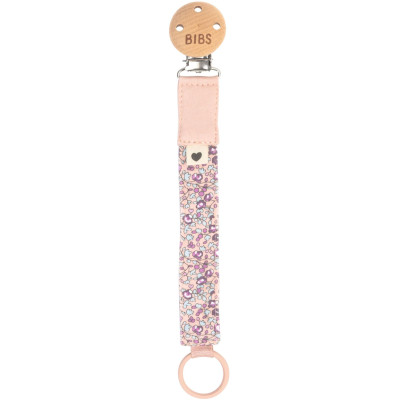 BIBS x LIBERTY klip na cumlík z BIO bavlny - Blush