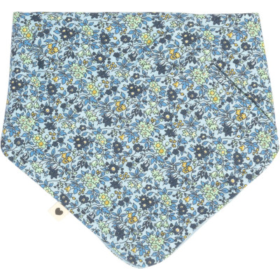 BIBS x LIBERTY slintáčik z BIO bavlny - Baby Blue