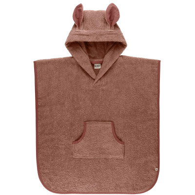 BIBS Kangaroo froté pončo z BIO bavlny - Woodchuck
