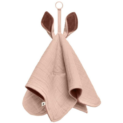 BIBS Kangaroo maznáčik z BIO bavlny - Blush
