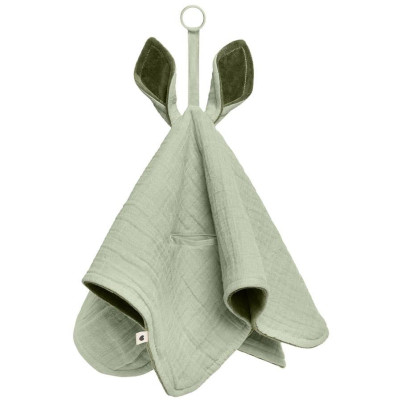 BIBS Kangaroo maznáčik z BIO bavlny - Sage