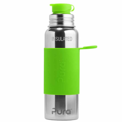 Pura® TERMO fľaša so športovým uzáverom 650ml - zelená