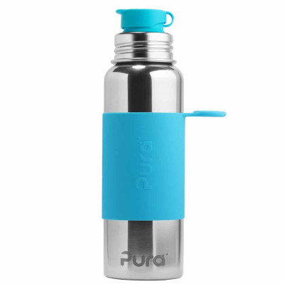 Pura® nerezová fľaša so športovým uzáverom 850ml - aqua