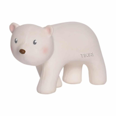 Tikiri Arctic - hrkálka a hryzátko z prírodnej gumy - Ľadový medveď