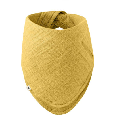 BIBS Bandana mušelínový slintáčik z BIO bavlny - Mustard