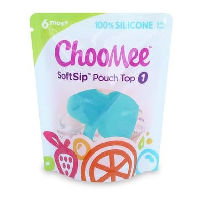 ChooMee Sip'n náustok na výživu v kapsičke - aqua 1ks