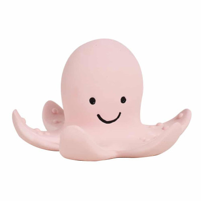 Tikiri Ocean Buddies - hrkálka a hryzátko z prírodnej gumy - Chobotnica