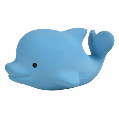 Tikiri Ocean Buddies - hrkálka a hryzátko z prírodnej gumy - Delfín