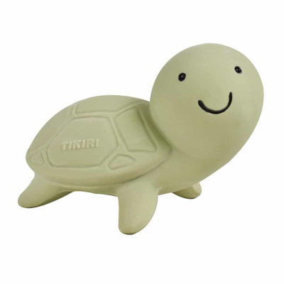 Tikiri Ocean Buddies - hrkálka a hryzátko z prírodnej gumy - Korytnačka