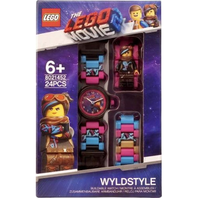 Lego 8021452 - Film Wyldstyle Detské zostaviteľné hodinky s figúrkou