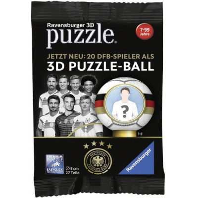 Ravensburger - 3D Puzzle 27 Ball Blindpacks WM 2018 (nemčina)