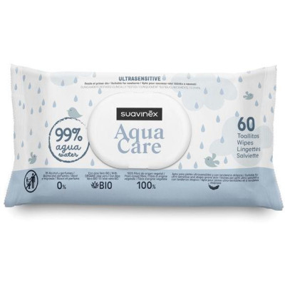 SUAVINEX | Hygienické vlhké vreckovky - 72 ks AQUA