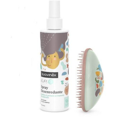 SUAVINEX |SET Detský sprej na rozčesávanie KIDS 250 ml + hrebienok