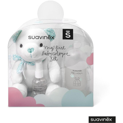 SUAVINEX | Sada MACKO A PARFÉM BABY COLOGNE 100+50 ml